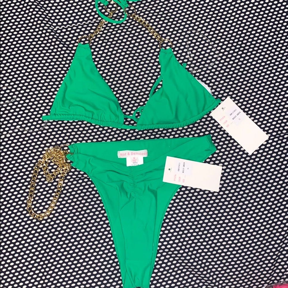 Fashion nova green bathing suit